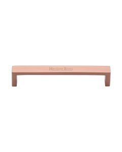 Heritage Brass Satin Rose Gold Wide Metro Cabinet Pull Handle 160mm