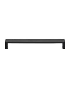 Heritage Brass Matt Black Wide Metro Cabinet Pull Handle 192mm