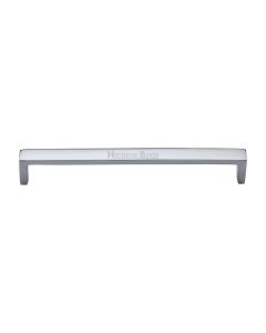 Heritage Brass Polished Chrome Wide Metro Cabinet Pull Handle 192mm