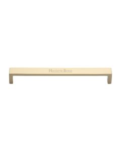 Heritage Brass Satin Brass Wide Metro Cabinet Pull Handle 192mm