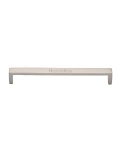 Heritage Brass Satin Nickel Wide Metro Cabinet Pull Handle 192mm