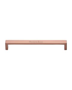 Heritage Brass Satin Rose Gold Wide Metro Cabinet Pull Handle 192mm