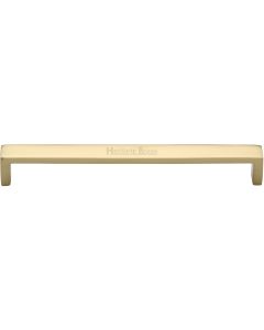 Heritage Brass Polished Brass Wide Metro Cabinet Pull Handle 203mm