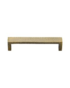 Heritage Brass Antique Brass Hammered Wide Metro Cabinet Pull Handle 101mm