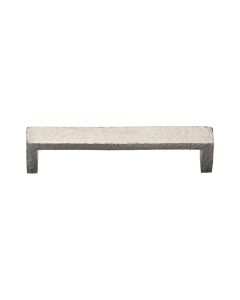 Heritage Brass Satin Nickel Hammered Wide Metro Cabinet Pull Handle 101mm