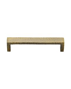 Heritage Brass Antique Brass Hammered Wide Metro Cabinet Pull Handle 160mm
