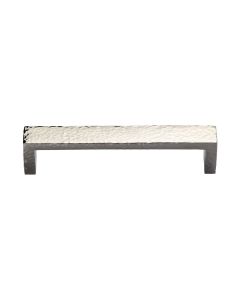 Heritage Brass Polished Nickel Finish Hammered Wide Metro Cabinet Pull Handle 160mm