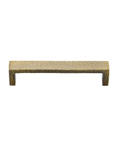 Heritage Brass Antique Brass Hammered Wide Metro Cabinet Pull Handle 192mm
