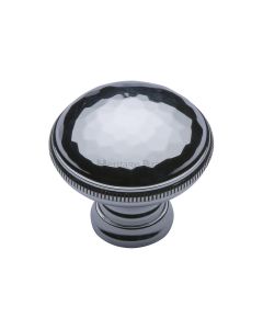 Heritage Brass Polished Chrome Diamond Cut Cabinet Knob. 32mm