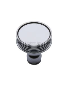 Heritage Brass Polished Chrome Venetian Cabinet Knob 32mm