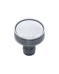 Heritage Brass Satin Chrome Venetian Cabinet Knob 32mm