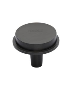 Heritage Brass Matt Bronze Flat Round Knob