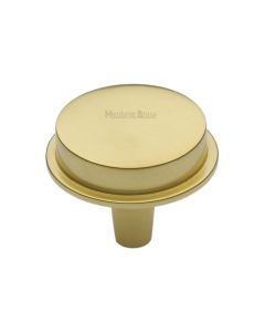 Heritage Brass Polished Brass Flat Round Knob