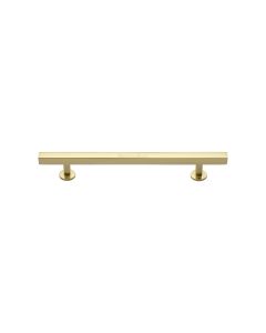 Heritage Brass Polished Brass Offset Square Cabinet Pull 128mm