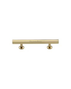 Heritage Brass Polished Brass Offset Square Cabinet Pull 96mm