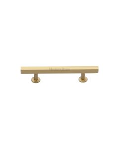 Heritage Brass Satin Brass Offset Square Cabinet Pull 96mm