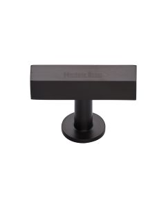 Heritage Brass Matt Bronze Symmetrical Square Cabinet Knob 44mm