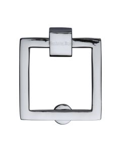 Heritage Brass Polished Chrome Square Cabinet Drop Pull