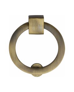 Heritage Brass Antique Brass Round Cabinet Drop Pull 63mm