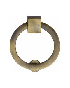 Heritage Brass Antique Brass Round Cabinet Drop Pull