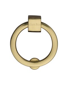 Heritage Brass Polished Brass Round Cabinet Drop Pull