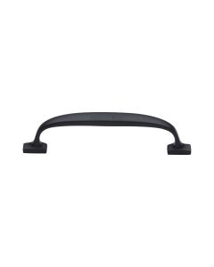 Heritage Brass Matt Black Durham Cabinet Pull Handle 128mm