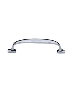 Heritage Brass Polished Chrome Durham Cabinet Pull Handle 128mm