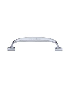 Heritage Brass Satin Chrome Durham Cabinet Pull Handle 128mm