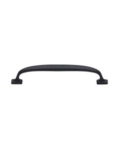 Heritage Brass Matt Black Durham Cabinet Pull Handle 160mm
