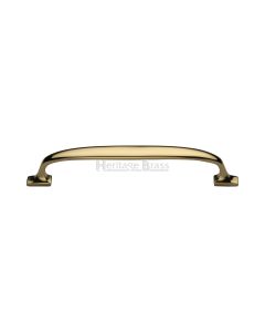 Heritage Brass Polished Brass Durham Cabinet Pull Handle 203mm