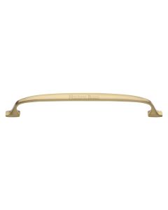 Heritage Brass Satin Brass Durham Cabinet Pull Handle 203mm