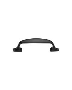 Heritage Brass Matt Black Durham Cabinet Pull Handle 76mm