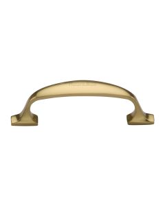 Heritage Brass Polished Brass Durham Cabinet Pull Handle 76mm
