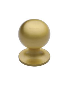 Heritage Brass Satin Brass Ball Cabinet Knob 25mm