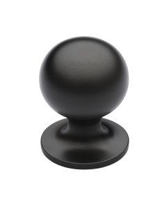 Heritage Brass Matt Bronze Ball Cabinet Knob 32mm
