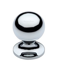 Heritage Brass Polished Chrome Ball Cabinet Knob 38mm