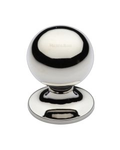 Heritage Brass Polished Nickel Finish Ball Cabinet Knob 38mm