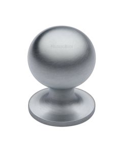 Heritage Brass Satin Chrome Ball Cabinet Knob 38mm