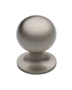 Heritage Brass Satin Nickel Ball Cabinet Knob 38mm