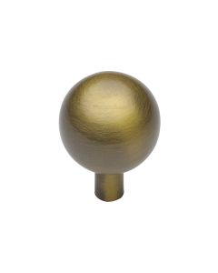 Heritage Brass Antique Brass Sphere Cabinet Knob 22mm