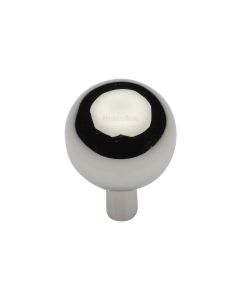 Heritage Brass Polished Nickel Finish Sphere Cabinet Knob 22mm