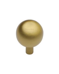 Heritage Brass Satin Brass Sphere Cabinet Knob 22mm