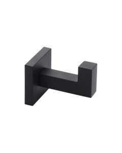 M Marcus Matt  Black Towel Robe Hook - Chelsea Range