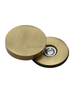 Heritage Brass Antique Brass Bolt Cover