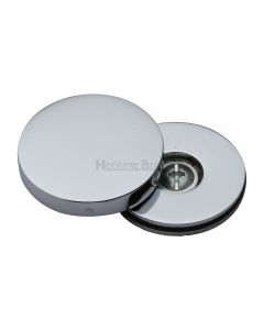 Heritage Brass Polished Chrome Bolt Cover