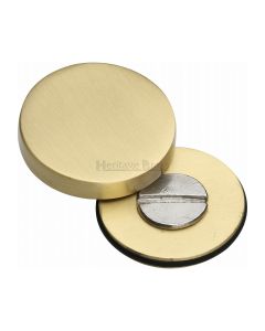 Heritage Brass Satin Brass Bolt Cover
