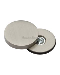 Heritage Brass Satin Nickel Bolt Cover