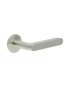 CR-101 Satin Stainless Steel Unsprung Round Rose Door Handle