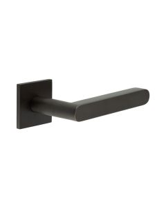 CR-101 Dark Bronze Unsprung Square Rose Door Handle