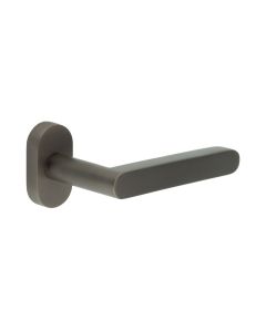CR-101 Dark Bronze Multi Point Oval Rose Door Handle